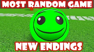 MOST RANDOM GAME ON ROBLOX *How to get ALL 18 NEW Endings and Badges* Roblox