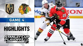 NHL Highlights | First Round, Gm4: Golden Knights @ Blackhawks - Aug. 16, 2020