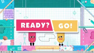 First several Stages of Snipperclips 2 Player Coop - Nintendo Switch Gameplay
