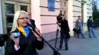 Майдан в Чистый четверг в Запорожье 17 апреля 2014 - Стрим Тезис ТВ