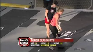 2012 CrossFit Games - Medball-Handstand Push-up: Women, Heat 1