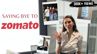 My Last Day At Zomato | Sahiba Bali