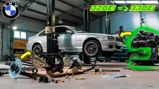 BMW E46 320Ci = 330Ci 💥 ÁTÉPÍTÉS 🔧 Teljes MOTOR és FUTÓMŰ csere ✅