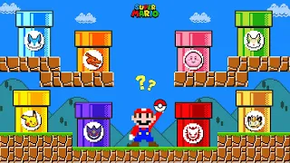 Super Mario Bros. but What if Mario had More Custom Pokemon Pipes | Game Animation