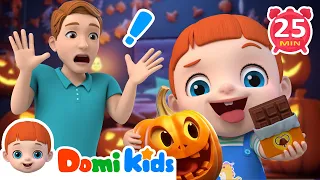 Baby Baby Yes Papa👻🍬Trick Or Treat? | Halloween | Baby Songs & Nursery Rhymes Compilation - Domikids