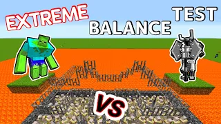 Extreme Balance Test Mutant Zombie Vs. Mowzie's Mobs Monsters