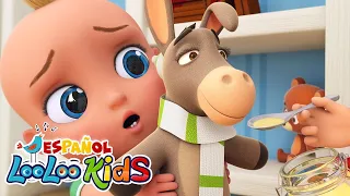 A MI BURRO LE DUELE LA CABEZA y las mejores Canciones Infantiles - LooLoo Kids Español