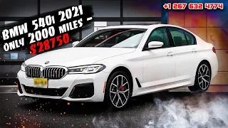 BMW 540i 2021 only 2000 miles - $28750. Авто из США 🇺🇸.