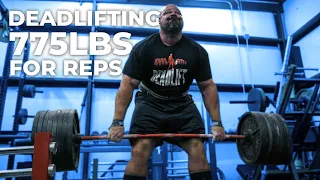 775LB DEADLIFT FOR REPS AND UPPER BACK