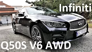 2017 Infiniti Q50S HYBRID AWD 3.5 V6 Review [PL] Test #59 Prezentacja Recenzja