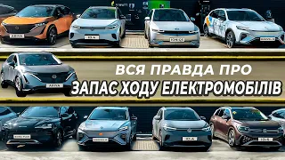 Запас ходу ТОП 9 електромобілів | Nissan | BYD | Hyundai | MG | Volkswagen | 2WD проти AWD |