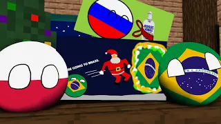 Countryballs School - Painting Holiday Celebrations / Painting Christmas [Minecraft Animation]