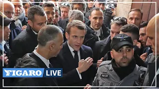 🔴ALTERCATION entre Macron et des policiers israéliens à Jérusalem