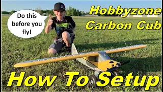 Tips and Tricks to Properly Setup your Hobbyzone Carbon Cub S 2 1.3m