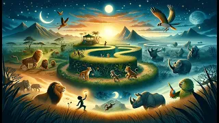 The Lion Leo and the Secrets of the Starry Sky - Magical story