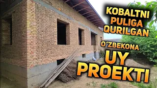 Kobalt puliga 6 xonali o‘zbekona uy qurishibdi! Proekt shinam tushgan!