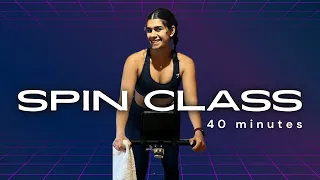 40 Minute ENERGY FILLED SUPERSETS Spin Class
