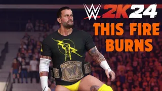 This Fire Burns | CM Punk's official entrance in WWE 2K24 | ECW Punk Pack
