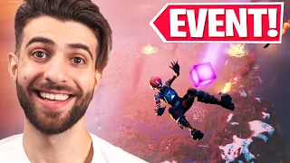 FORTNITE SKYFIRE EVENT REACTION! (SEASON 8 MAP DESTROYED! )