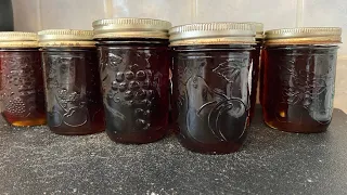 Canning Brown Sugar Syrup ( glass stove top)