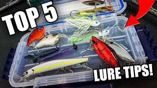 Top 5 Spring Bass Lures (Beginner Fishing TIPS)