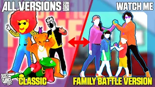 COMPARING 'WATCH ME (WHIP/NAE NAE)' | CLASSIC x FAMILY BATTLE | JUST DANCE 2017