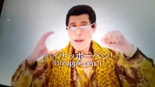 PPAP Reversed but a little bit slower every time he says 'P'