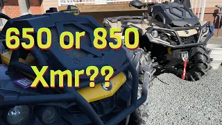 Should you buy a Can-Am  XMR 650 or 850?
