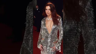 #DuaLipa at the glambot? That's the moment she shines. ✨ #GRAMMYs #shorts