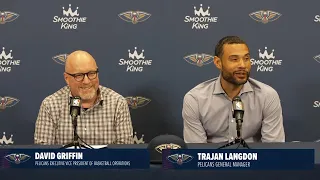 David Griffin & Trajan Langdon Recap Pelicans' Draft | 2023 NBA Draft