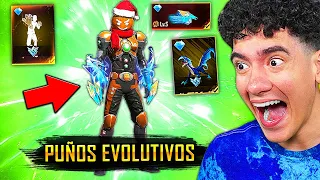 FREE FIRE METIO UNOS PUÑOS EVOLUTIVOS Y LOS CONSEGUI AL MAXIMO !! *JAJAJA* | TheDonato