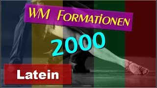 💃🏻🕺🏻 2000 WM Latein-Formationen