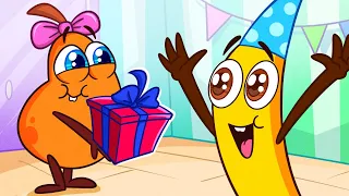 Happy Birthday Banana Song | Kids Songs by Little Baby PEARS