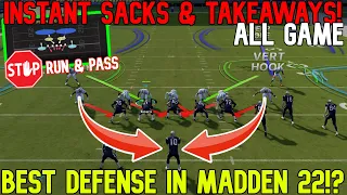 ONLY DEFENSE YOU NEED! Shut Down Any Offense 🛑RUN OR PASS🛑 Best Defense Madden NFL 22! Tips & Tricks