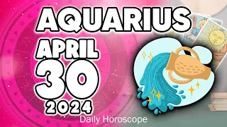 𝐀𝐪𝐮𝐚𝐫𝐢𝐮𝐬 ♒ 💥𝐈𝐓’𝐒 𝐆𝐎𝐈𝐍𝐆 𝐓𝐎 𝐆𝐈𝐕𝐄 𝐘𝐎𝐔 𝐀 𝐇𝐄𝐀𝐑𝐓❗️😱  𝐇𝐨𝐫𝐨𝐬𝐜𝐨𝐩𝐞 𝐟𝐨𝐫 𝐭𝐨𝐝𝐚𝐲 APRIL 30 𝟐𝟎𝟐𝟒 🔮#horoscope #zodiac