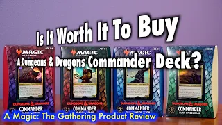 Is It Worth It To Buy A Dungeons & Dragons Commander Deck? | A Magic: The Gathering Product Review