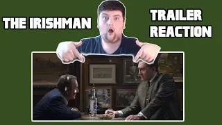 The Irishman - Official Trailer Reaction! OMG THE CAST!