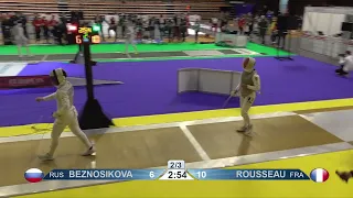 2022 351 T16 03 F F Individual NoviSad SRB ZCH YELLOW ROUSSEAU FRA vs BEZNOSIKOVA RUS