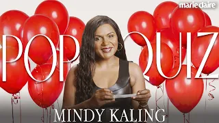 What Word Makes Mindy Kaling Cringe?! | Pop Quiz | Marie Claire