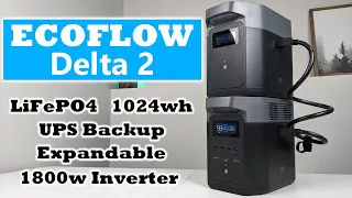 EcoFlow Delta 2 - Testing & Review - It's a Game Changer! LiFePO4, Expandable, Smart App, 1800w