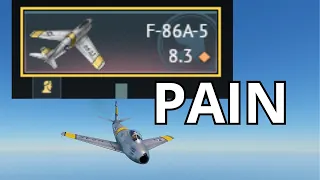 The Sabre is ALMOST fun to play I F-86A-5 stock grind