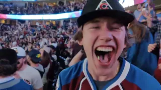 Exact moment the AVS won the Stanley CUP!!!!!!!! Congratulations @ColoradoAvalanche