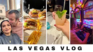 LAS VEGAS VLOG | Dec 2023  || Mirage Penthouse  | Free Upgrade | Osteria Costa | Winning