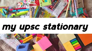 My upsc stationary 🗃️ upsc stationary material #upsc #ias