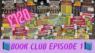 🥳 £120 BOOK CLUB WEDNESDAY 🥳 EPISODE 1 🥳 SCRATCH CARDS FROM THE NATIONAL LOTTERY