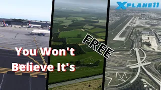 X Plane 11 | Must Have FREE Sceneries For 2021! | You Won't Believe they're Free!..