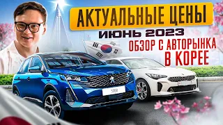 Что можно купить в июне 2023? Авто из Кореи. Состояние, цены, комплектации на авторынке в Корее.