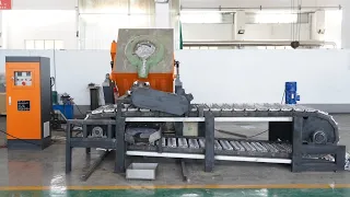 300KGS aluminum furnace with ingot casting line