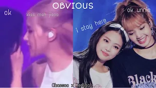 Chaesoo and Jenlisa being OBVIOUS for 8 minutes straight ♥︎ [Rosé x Jisoo] [Lisa x Jennie]