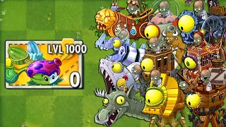 100% All PULT Plants LEVEL 1000 Attack All Final Boss Fight! - Plants vs Zombies 2 Mod